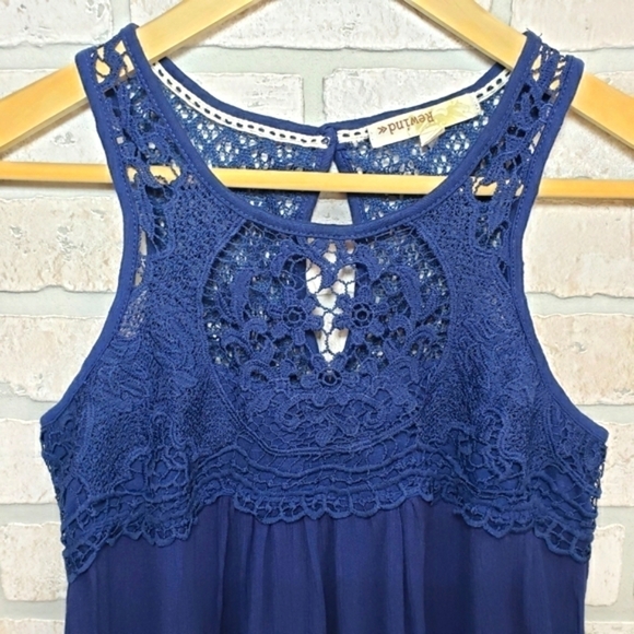 REWIND Lace Crocheted Sleeveless Blouse Size S - Picture 5 of 9